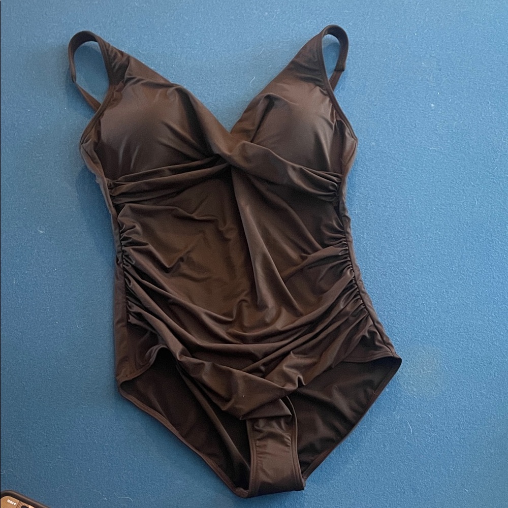 Nordstrom Black  One-Piece Swimsuit